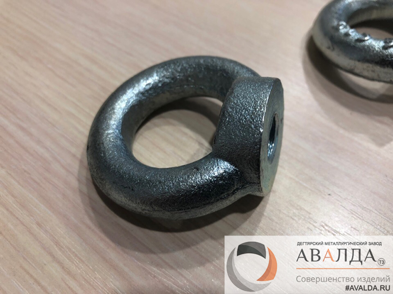 Рым-гайка М12 DIN 582 оцинкованная в наличии на складе г. Екатеринбург ...